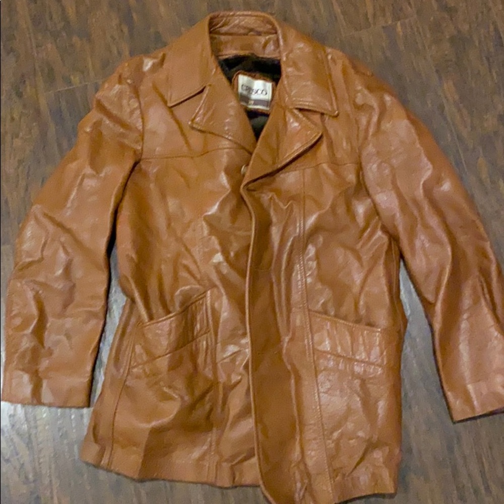 Men’s Vintage 70’s leather jacks